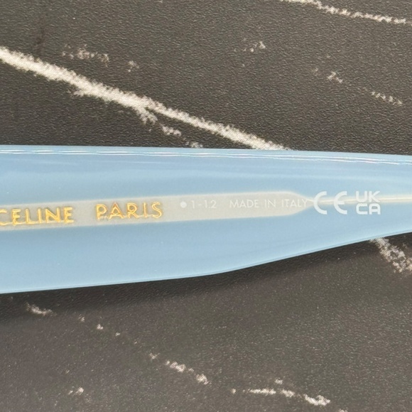 NEW CL40236I 84A CELINE BLUE GREY BUTTERFLY WOMEN CELINE SUNGLASSES - Picture 11 of 12